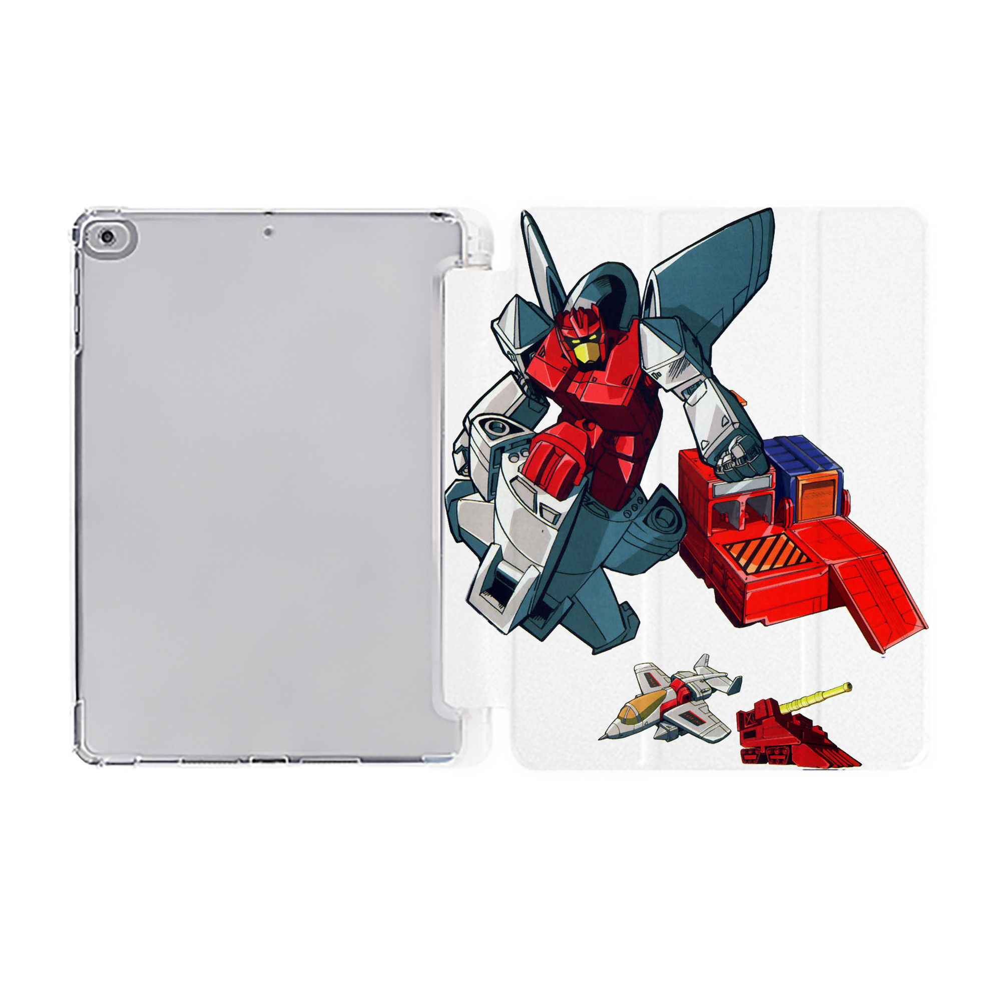 （画像用）  IPad ケース ペン収納付き 三つ折りスタンド PUレザー×シリコン 対応機種9.5/10.5/10.9インチ